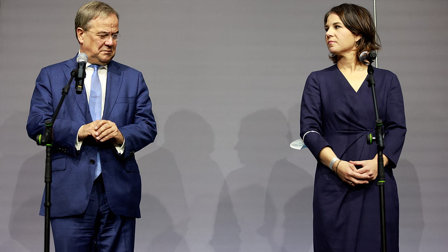 Pressekonferenz nach gemeinsamen Gesprächen zwischen Union und FDP (5.10.2021)