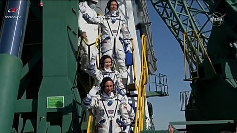 Erste Dreharbeiten im All: Filmteam zwölf Tage auf Raumstation ISS