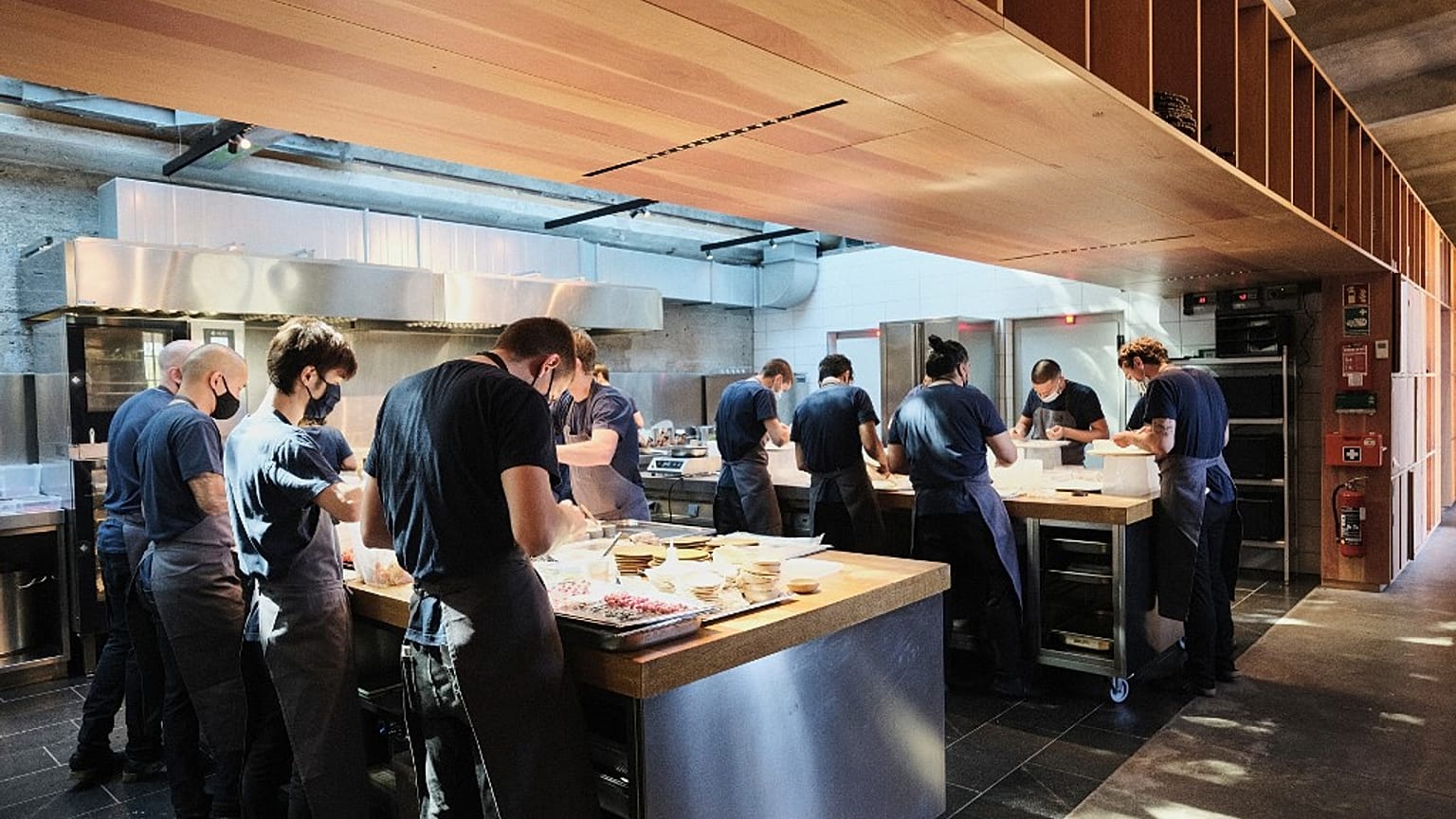 Cuisine du restaurant danois Noma, Copenhague, 31 mai 2021