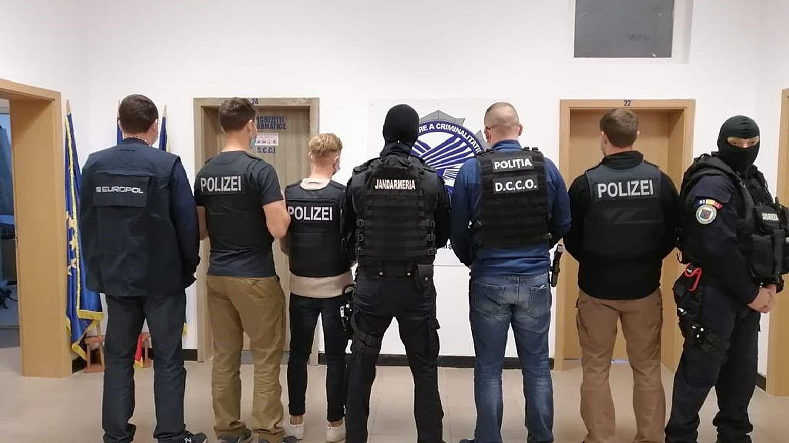 Police in Germany and Romania were involved in the operation.