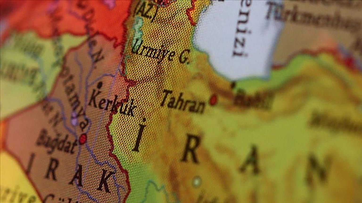 Irak İran haritası 