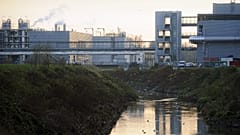 A picture taken on December 14, 2009 shows Brussels river Senne, the main waterway of the Belgium capital, containing untreated sewage at the Treatment Plant.