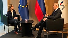Slowenischer Ministerpräsident Janez Jansa im Euronews-Interview