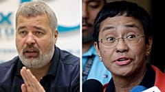 Jornalistas Dmitry Muratov (Novaya Gazeta, Rússia) e Maria Ressa (Rappler) distinguidos