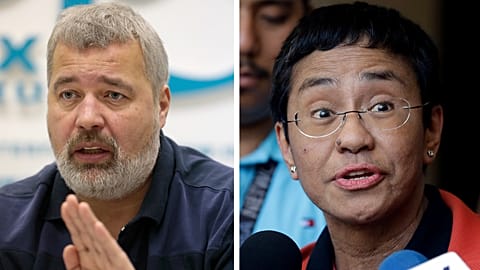 Jornalistas Dmitry Muratov (Novaya Gazeta, Rússia) e Maria Ressa (Rappler) distinguidos