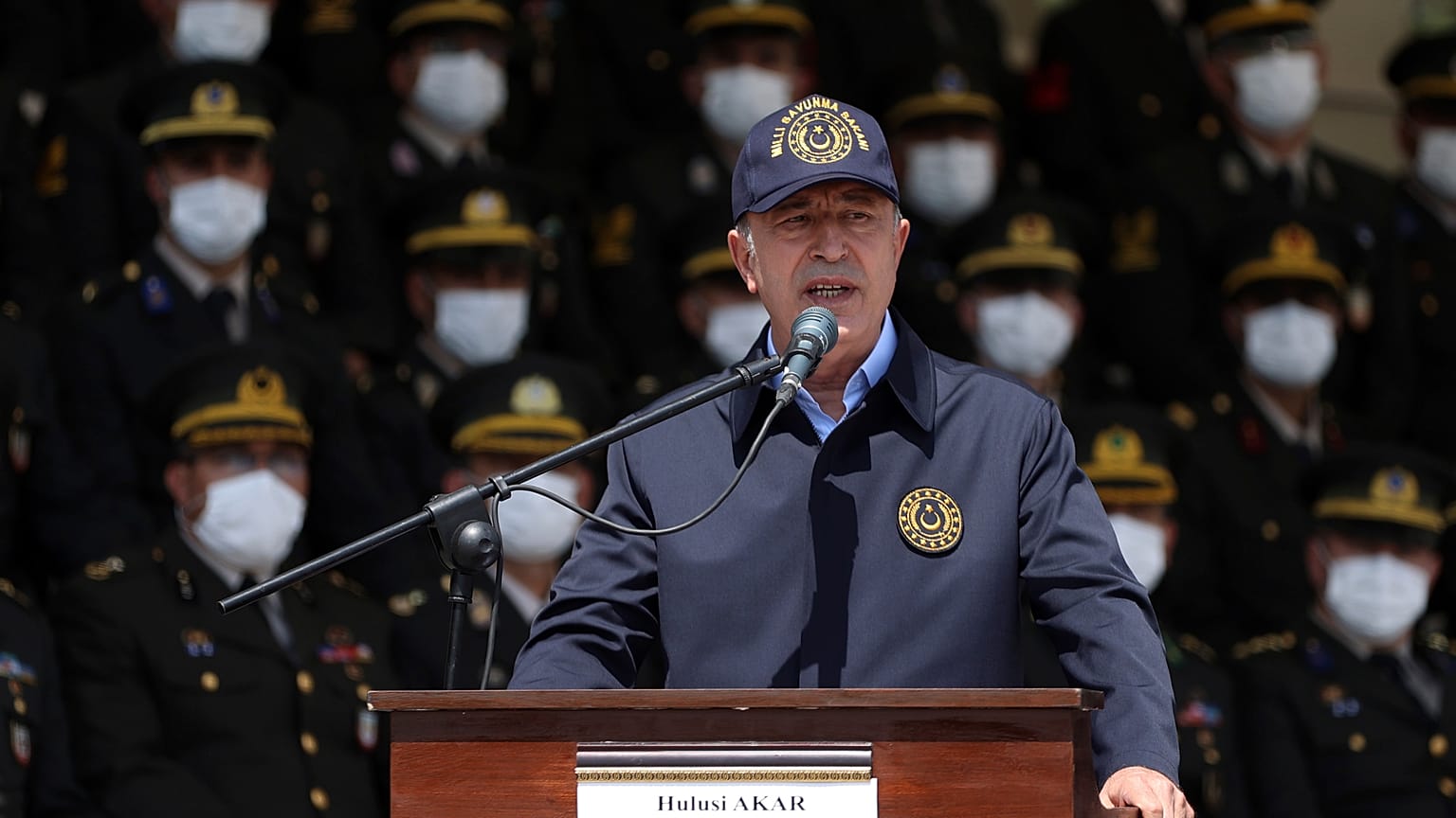 Turkey's Defense Minister Hulusi Akar