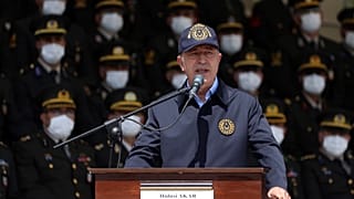 Turkey's Defense Minister Hulusi Akar