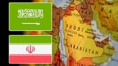 İran Suudi Arabistan bayrakları 