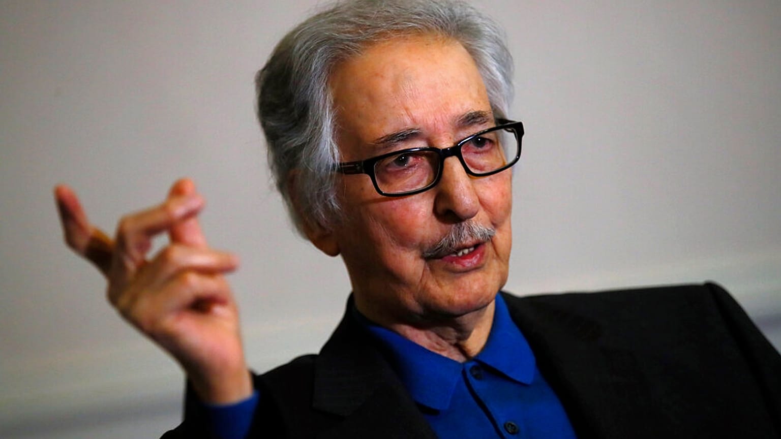 FILE: Jan. 29 2019, former Iranian President, Abolhassan Banisadr