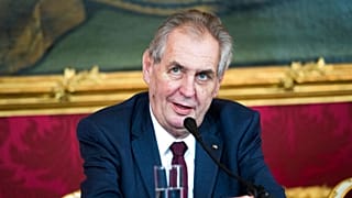 Czech President Milos Zeman