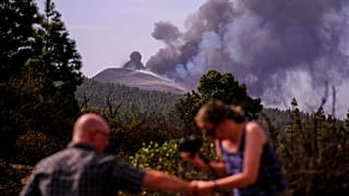 Cumbre Vieja Yanardağı'nın son hali. Son 3 haftada bölgede yaşayan 6000 kişi evlerini terk etti.