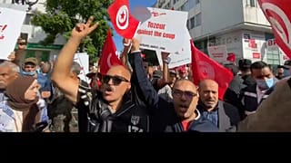 Az autokrata elnök ellen tüntettek Tunéziában 