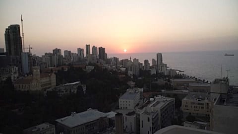 Kein Gebäude in Beirut ist erleuchtet