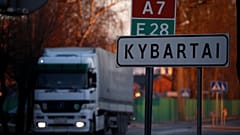 The new migrant centre is a converted prison in Kybartai 