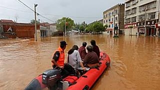 Fuertes inundaciones en la ciudad china de Shanxi suspenden la actividad de minas de carbón