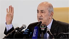الرئيس الجزائري عبد المجيد تبون