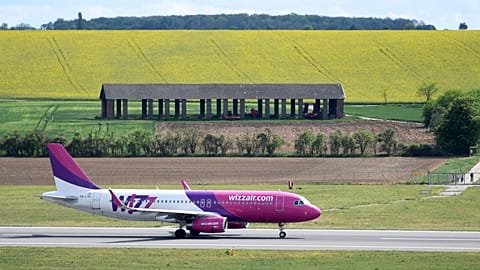 Wizz Air aeroplane