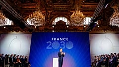 Emmanuel Macron à l'Elysée le 12 octobre 2021