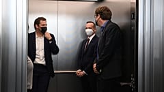Gemeinsam auf dem Weg in eine Ampel-Koalition? Klingbeil, Wissing und Kellner nach den Gesprächen.