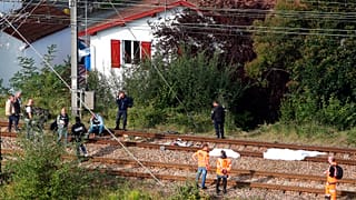 Cuerpos de los migrantes arrollados en las vías
