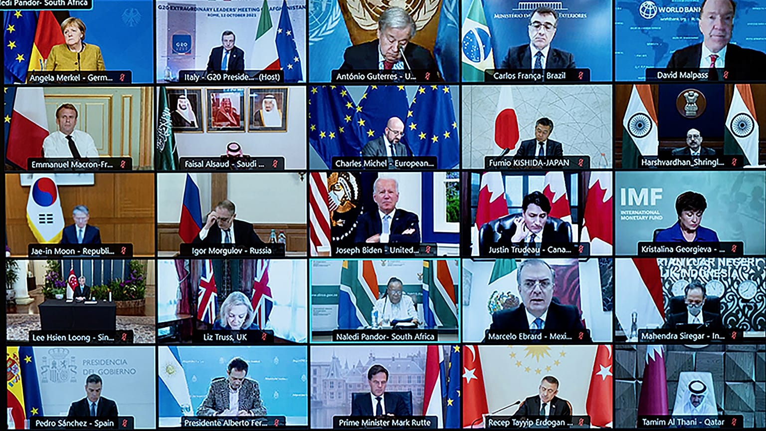 G20-Gipfel (12.10.2021)