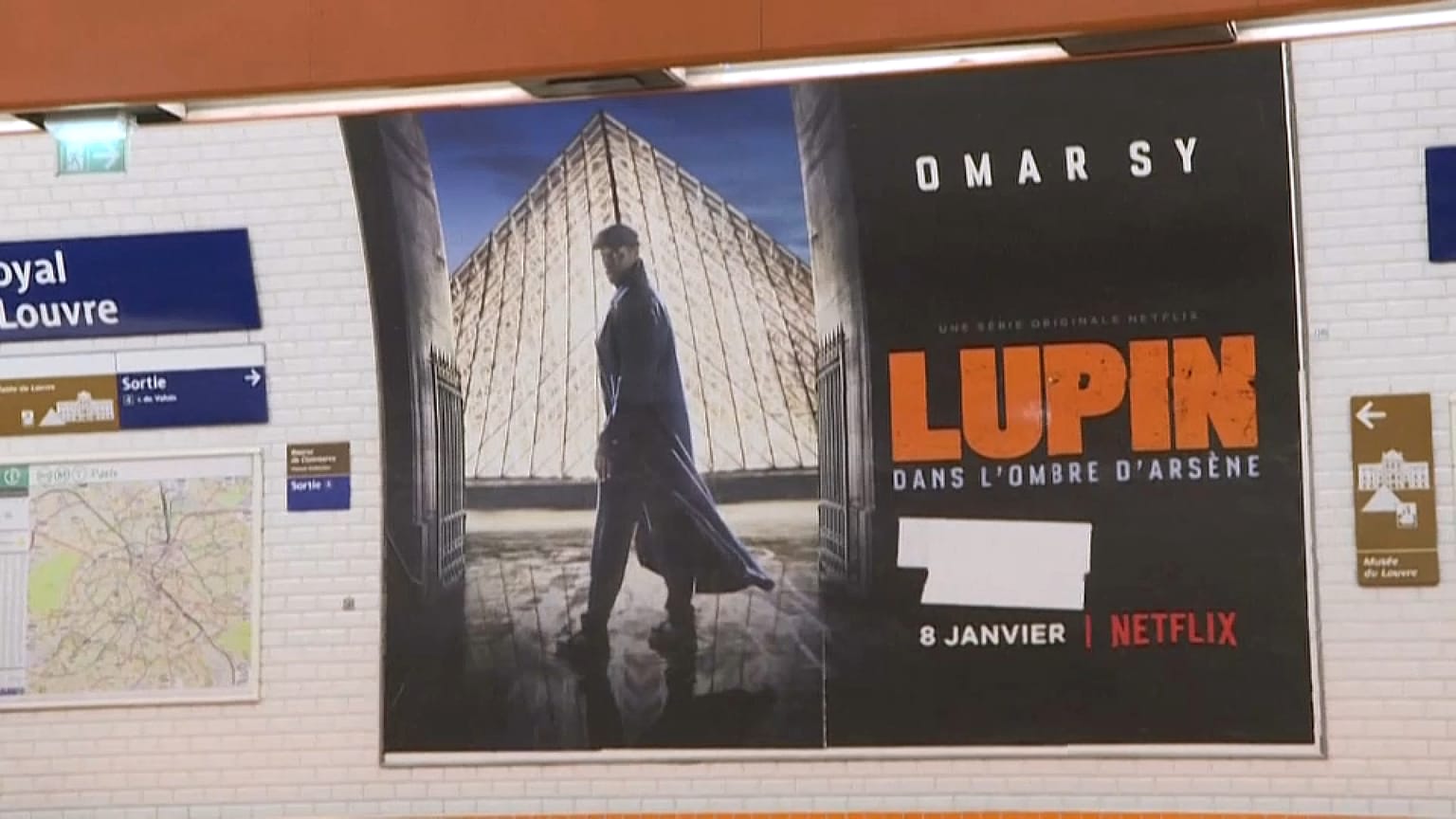 Omar Sy stars as Assane Diop in the French TV series "Lupin".