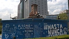 El lugar donde estaba la estatua de Cristobal Colón