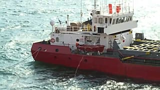The Vera Su ran into cliffs in the Black Sea off the coast of northern Bulgaria.