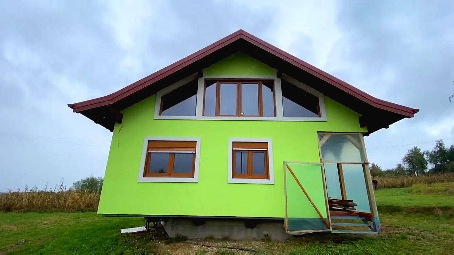 Vojin Kusic built the rotating house after his wife wanted to enjoy a better view