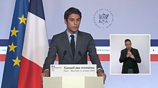 El portavoz del Gobierno francés Gabriel Attal 