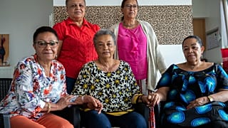 The five biracial women born in Congo when the country was under Belgian rule suing the Belgian state for crimes against humanity.