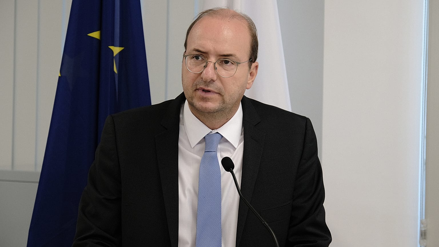 Ο Υπουργός Άμυνας της Κύπρου Χαράλαμπος Πετρίδης 