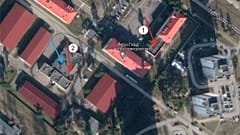 Der OMON-Stützpunkt Minsk, den Cyber-Aktivisten mit einer Drohne angegriffen haben wollen.