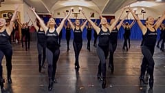 Dancer practicing 