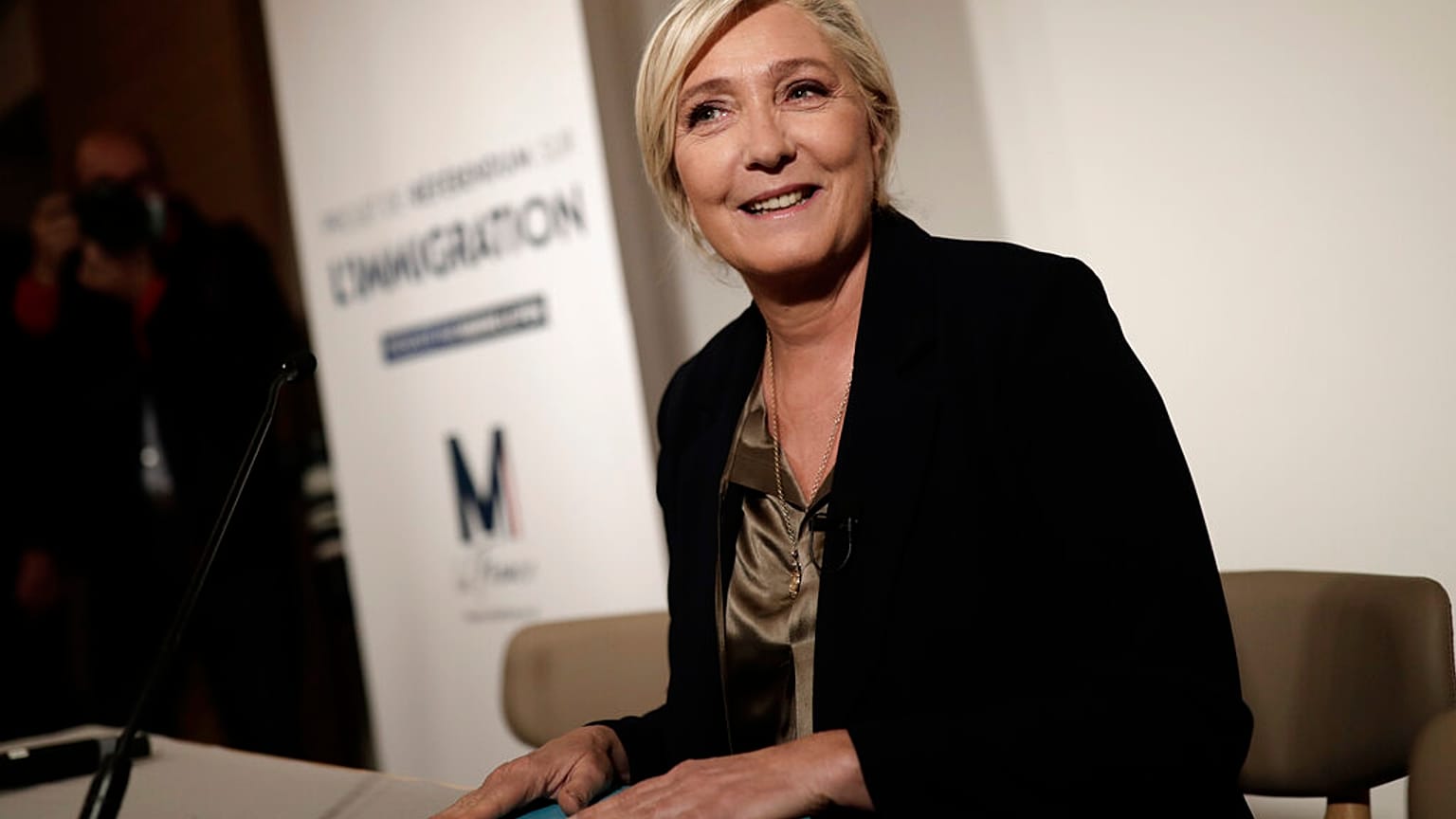 Ulusal Birlik Partisi lideri Marine Le Pen