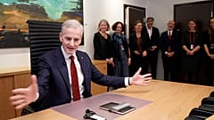 Prime Minister Jonas Gahr Støre he took over office in Oslo on Thursday.