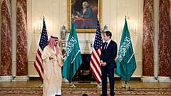 وزير الخارجية السعودي فيصل بن فرحان ونظيره الأميركي أنتوني بلينكن 