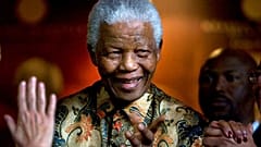 Güney Afrika'nın eski devlet başkanı Nelson Mandela