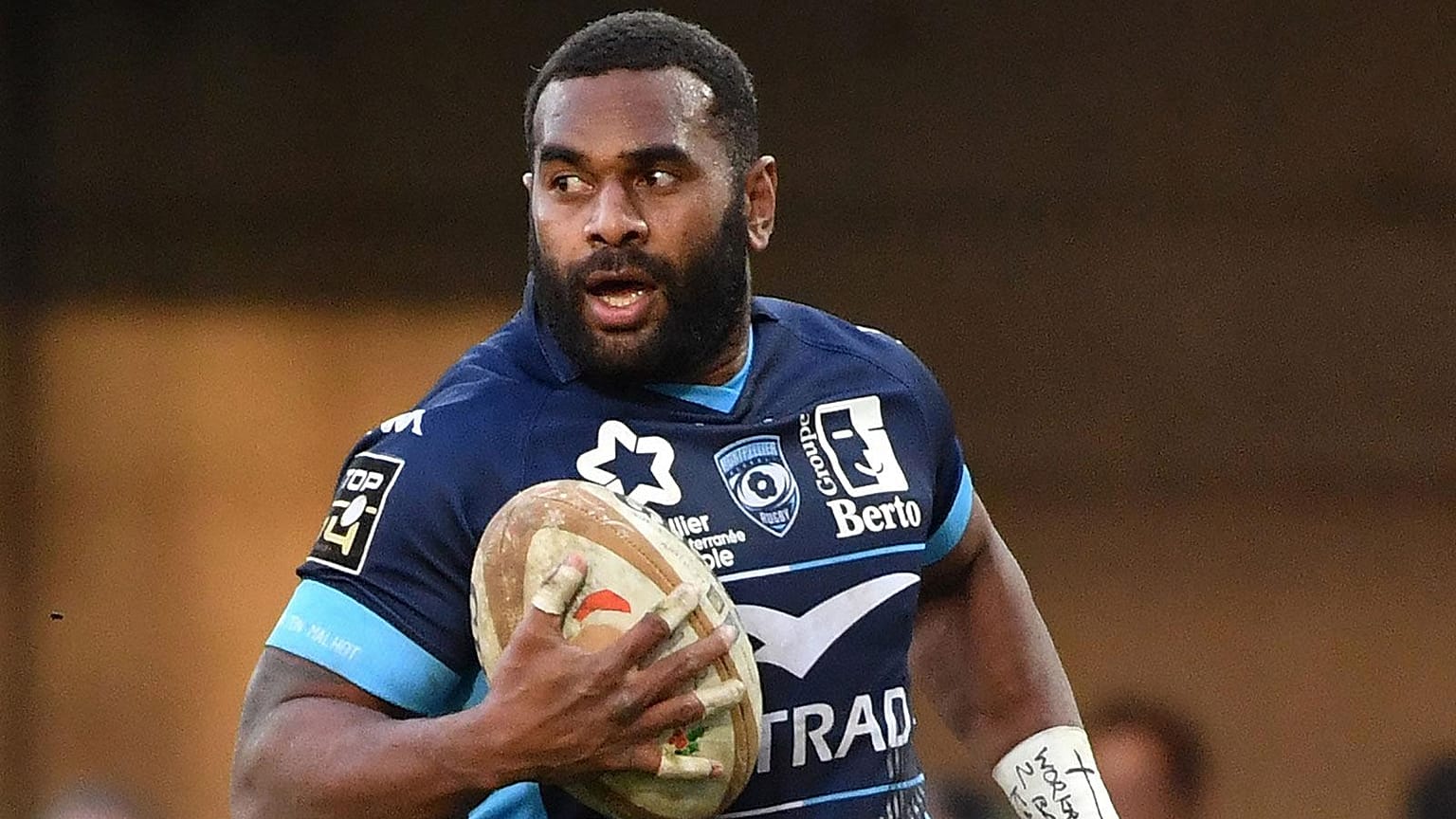 Heute spielt Timoci Nagusa beim FC Grenoble, auf dem Archivbild aus der Saison 2018/2019 spielte der heute 34-Jährige in Montpellier.