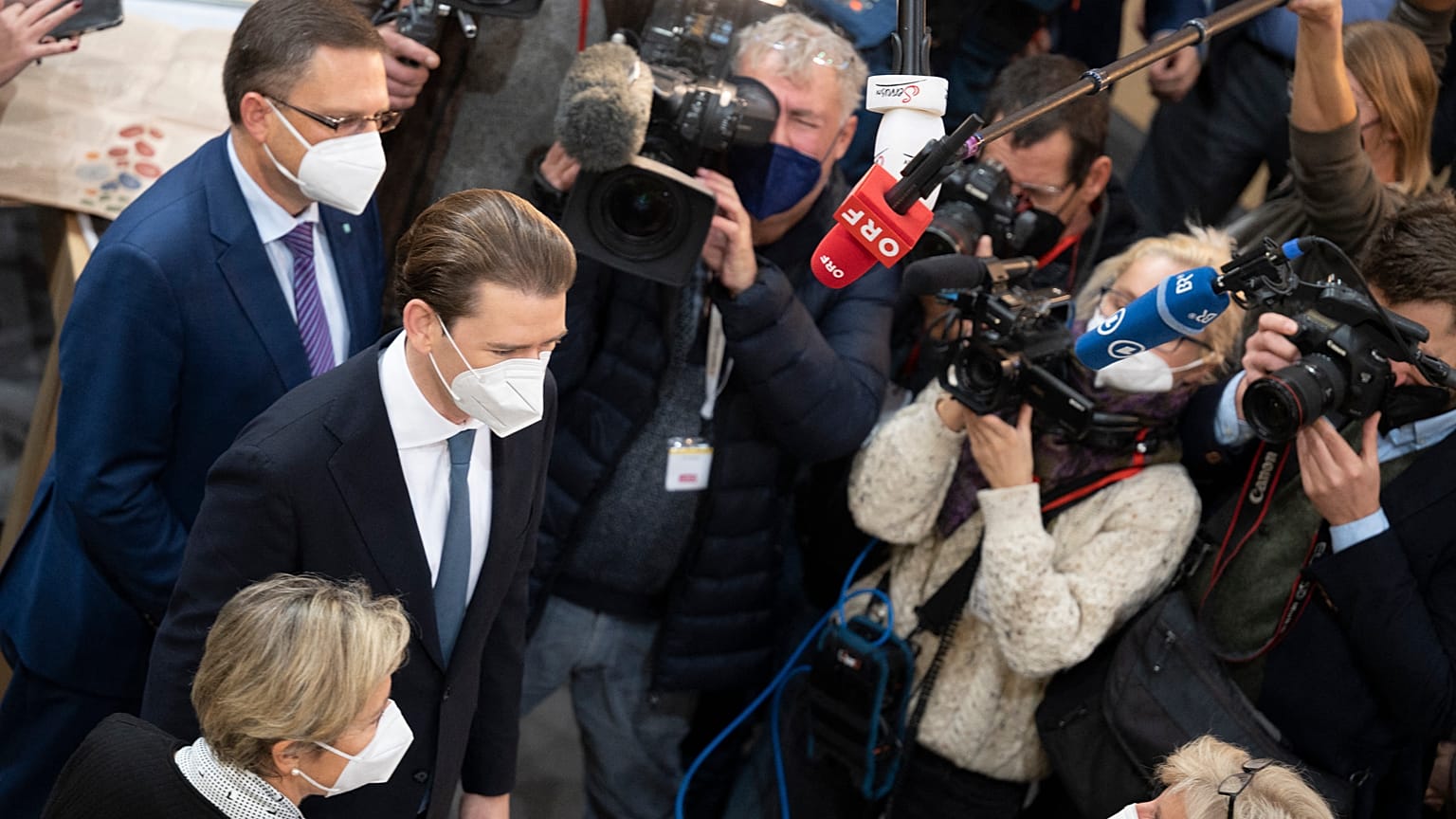Sebastian Kurz diese Woche im österreichischen Parlament