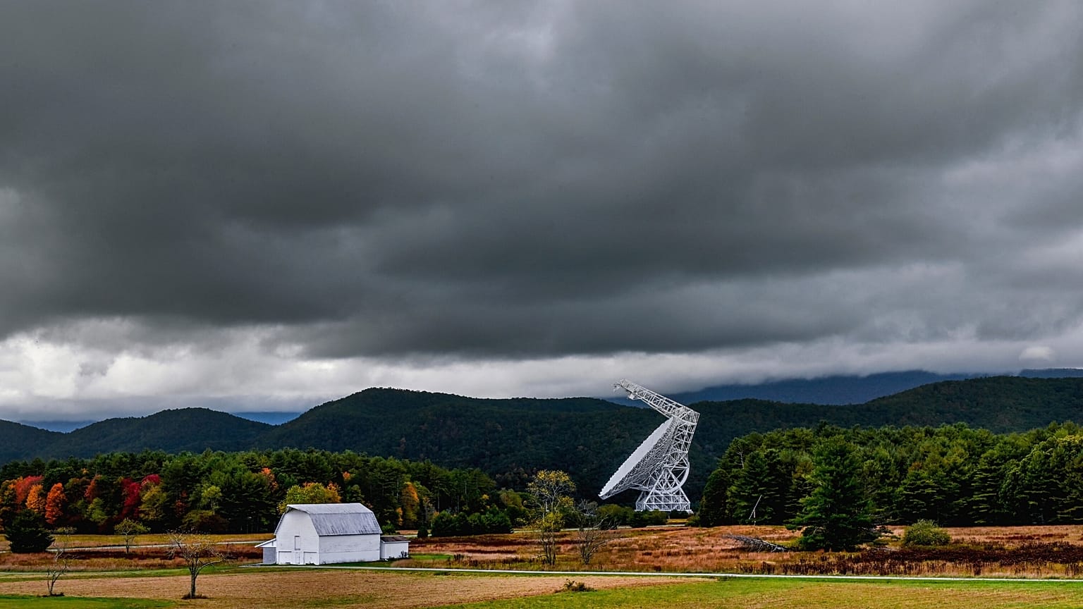 The Green Bank Observatory requires complete radio silence to peer deep into space