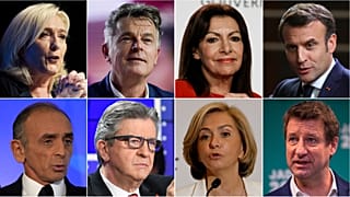 Los candidatos a la presidencia de Francia