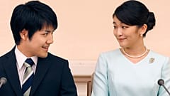 Japon Prenses Mako ile evlilik hazırlığı yaptığı erkek arkadaşı Komuro Kei (Arşiv)