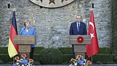 Almanya Başbakanı Angela Merkel - Cumhurbaşkanı Recep Tayyip Erdoğan