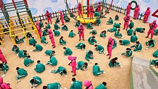 لقطة من مسلسل لعبة الحبار