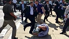 Erdoğan'ın korumaları mayıs 2017'de Washington'daki protestoculara sert müdahalede bulunmuştu