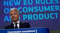 Didier Reynders igazságügyi biztos Brüsszelben