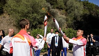 Έναρξη λαμπαδηδρομίας της Ολυμπιακής Φλόγας για τους Χειμερινούς Ολυμπιακούς του Πεκίνου