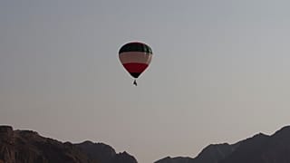 İsrail'de bir uçan balon