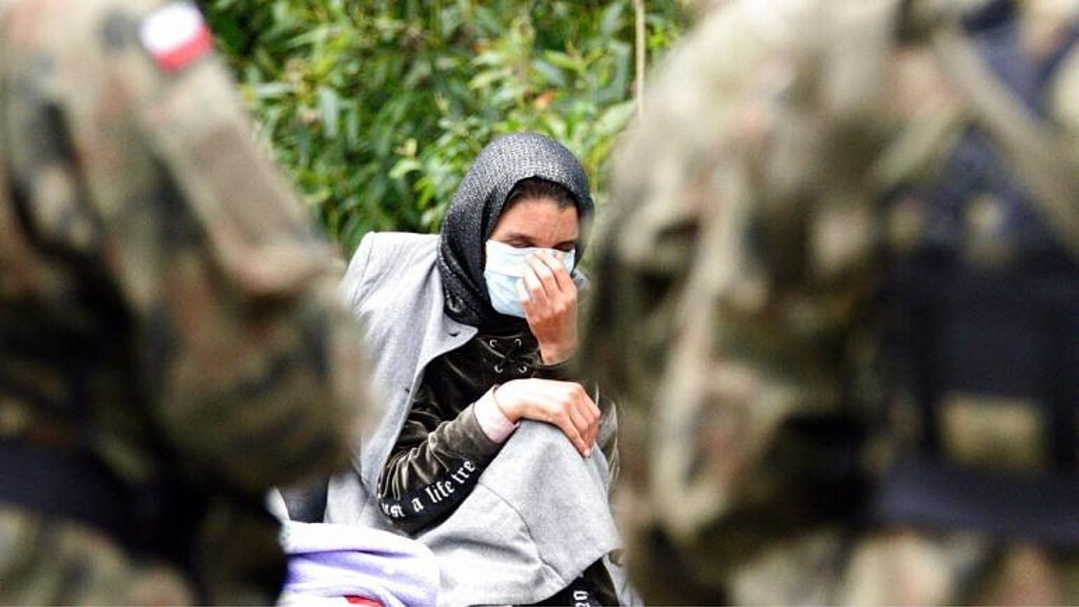 مهاجران در تلاش برای ورود به خاک لهستان